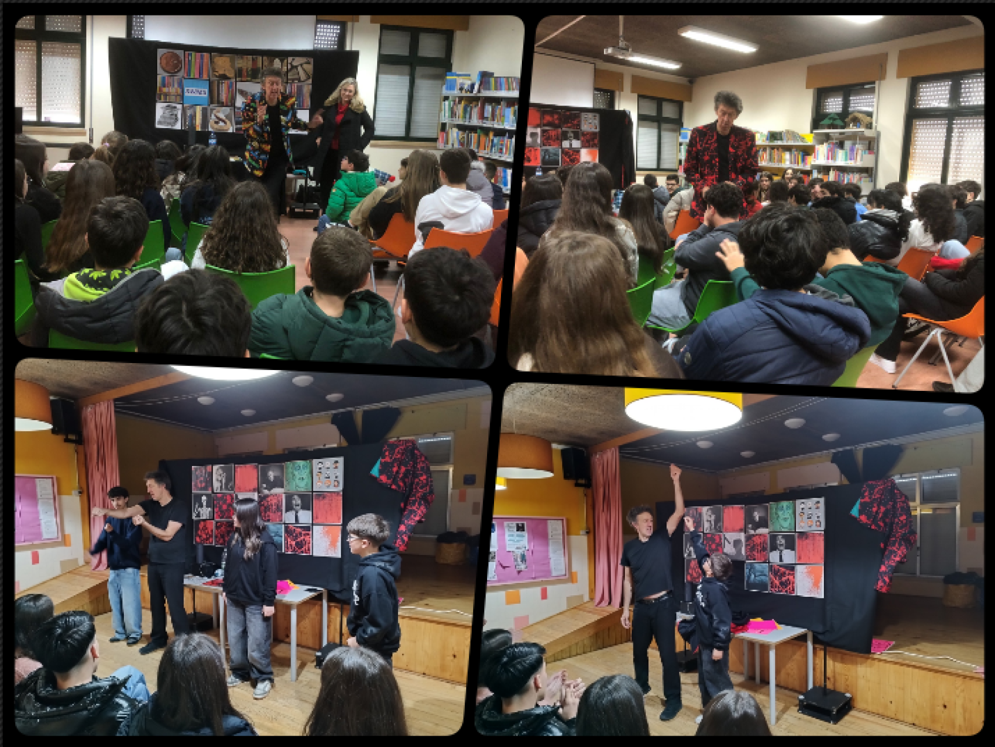 Ator britânico dinamiza aprendizagem do Inglês no Agrupamento de Escolas D. Maria II