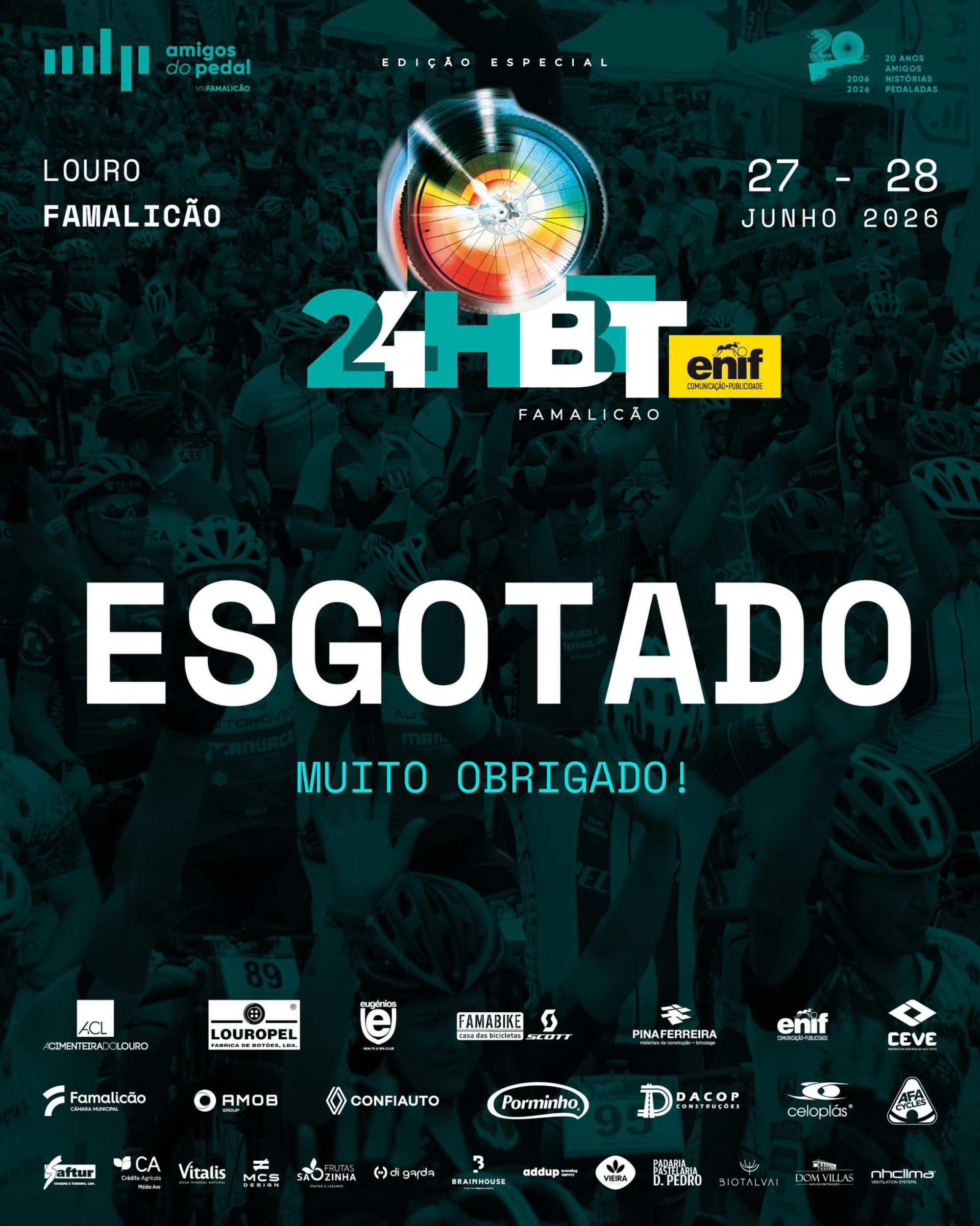 Associação Amigos do Pedal celebra 20 anos de existência